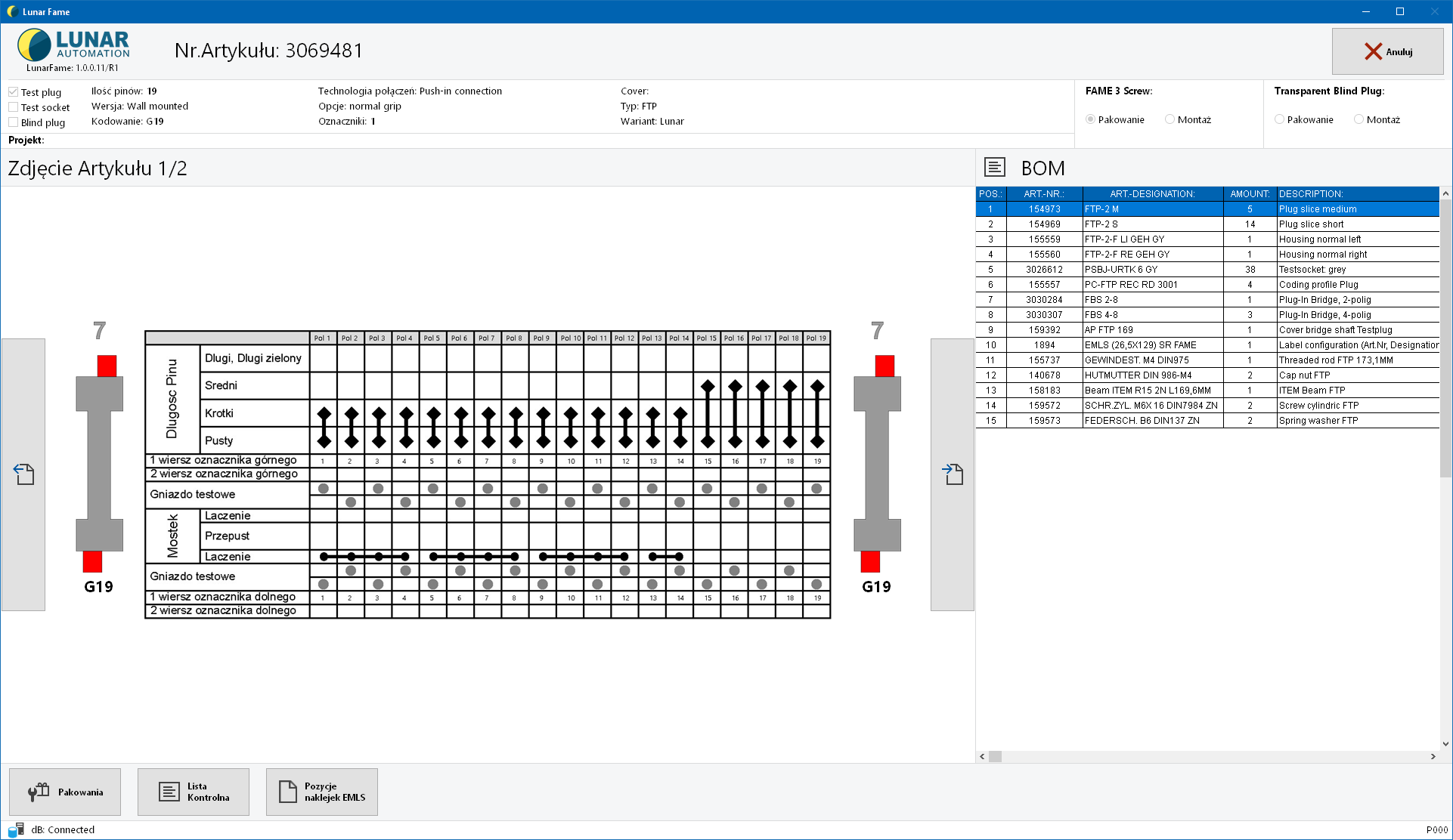 Main Windows of Operator User Interface